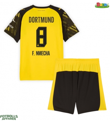 Borussia Dortmund Felix Nmecha #8 Hemmaställ Barn 2025-26 Kortärmad (+ Korta byxor)